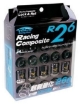 Picture of Project Kics R26 M12x1.25 Lug Nuts w/ Locks - Black