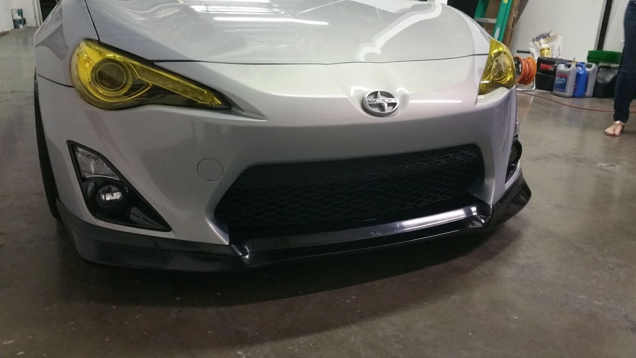 GReddy 13-16 Scion FR-S GRacer Aero-Style Hard Urethane Front Lip Spolier main image 1
