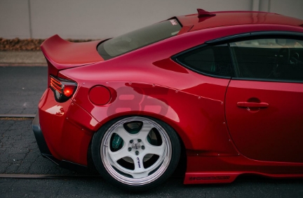 Picture of GReddy X Rocket Bunny V1 Rear Over Fenders - 2013-2020 BRZ/FR-S/86