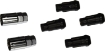 Picture of Muteki SR48 M12x1.25 48mm Open End Locking Lug Nut Set Black