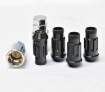 Picture of Muteki SR48 M12x1.25 48mm Open End Locking Lug Nut Set Black