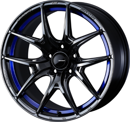 Picture of  WedsSport SA-01R 18x9.5 +45 5x100 - Blue Light Chrome II
