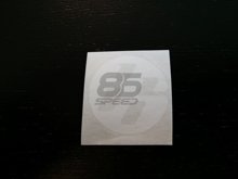 Picture of FT86 Round Medallion Sticker, Medium, White (Pair)