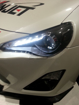 Picture of Winjet JDM-Style Series 10 FRS Headlights with LED Day-Time Running Light (Black)