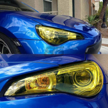 Picture of Yellow Headlight Covers - 2013-2016 Subaru BRZ