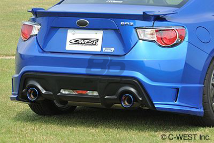 Picture of C-West BRZ Rear Half Spoiler