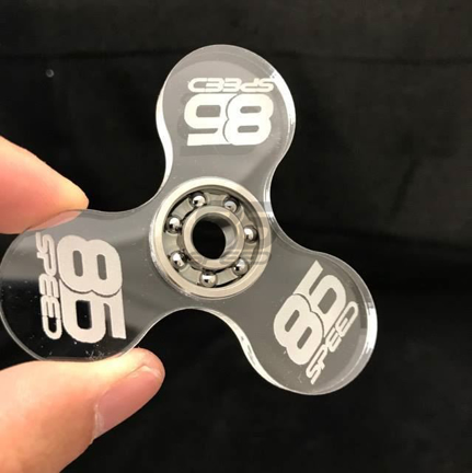 Picture of 86 Speed Fidget Spinner - Clear