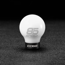 Picture of COBB 6-Speed Delrin Shift Knob - White w/ Stealth Black
