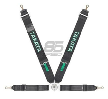 Picture of Takata ASM Race 4-Point Bolt-On Harness (Black Version)