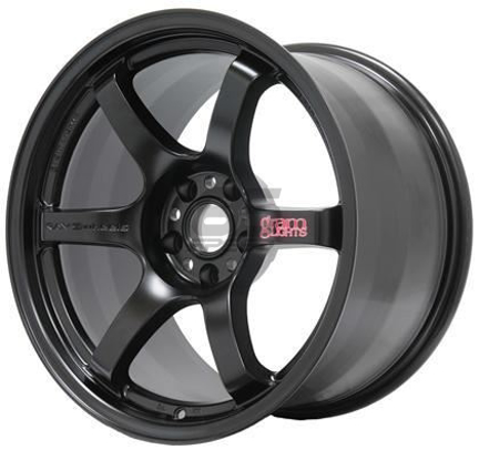 Picture of Gram Lights 57DR - 18x8.5 +37 5x100 - Semi Gloss Black