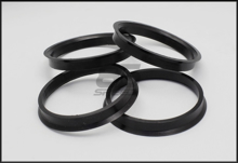 Picture of Black Plastic 65/56 Hub Centric Rings (4 pc) FRS / BRZ / 86