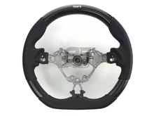Picture of TOMS Racing Carbon & Black Leather Steering Wheel 2017-2021 Toyota 86