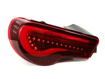 Picture of VRQ LED Sequential Taillights - Red Lens / White Bar / Black Housing