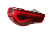 Picture of VRQ LED Sequential Taillights - Red Lens / White Bar / Black Housing