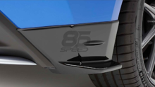 Picture of Subaru STI Rear Spats Gloss Black 2022 BRZ
