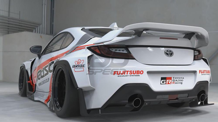 Picture of GReddy Pandem 2022+ Toyota GR86/BRZ Rocket Bunny Rear Diffuser