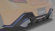Picture of TOMS REAR UNDER DIFFUSER MATTE BLACK FOR TOYOTA GR86 ZN8
