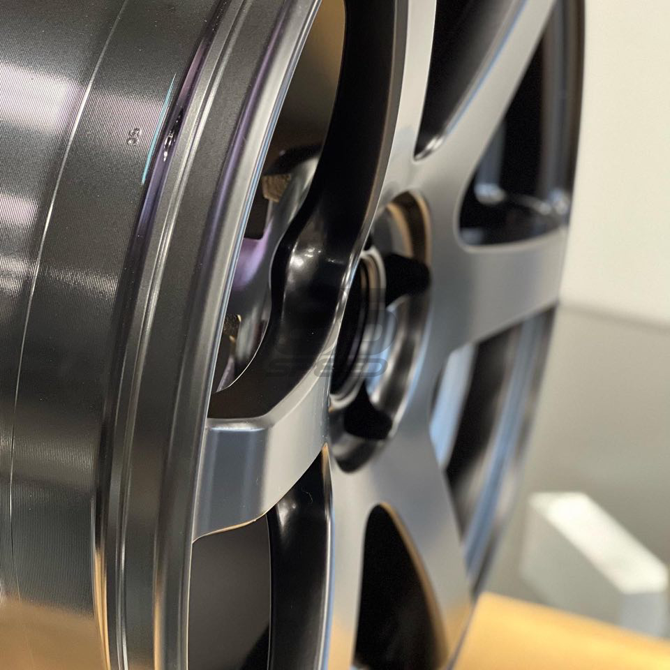Enkei T6S 17x9 45mm Offset 5x100 Bolt Pattern 72.6 Bore Matte Black Wheel main image 0