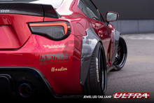 Picture of Valenti Jewel Ultra LED Tail Lamps - Red Lens/Black - 2013-2020 BRZ/FR-S/86