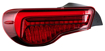 Picture of Valenti Jewel Ultra LED Tail Lamps - Red Lens/Black - 2013-2020 BRZ/FR-S/86