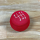 Picture of BilletWorkz Red Shift Knob Beanie w/ 6-Speed Pattern