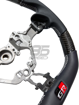 Picture of Rexpeed GR86 / BRZ 2022+ Forged Carbon Fiber BLACK Leather Steering Wheel