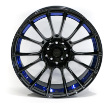 Picture of WedsSport SA-72R Blue Light Chrome (R Face) - 18x9.5 +45mm 5x100